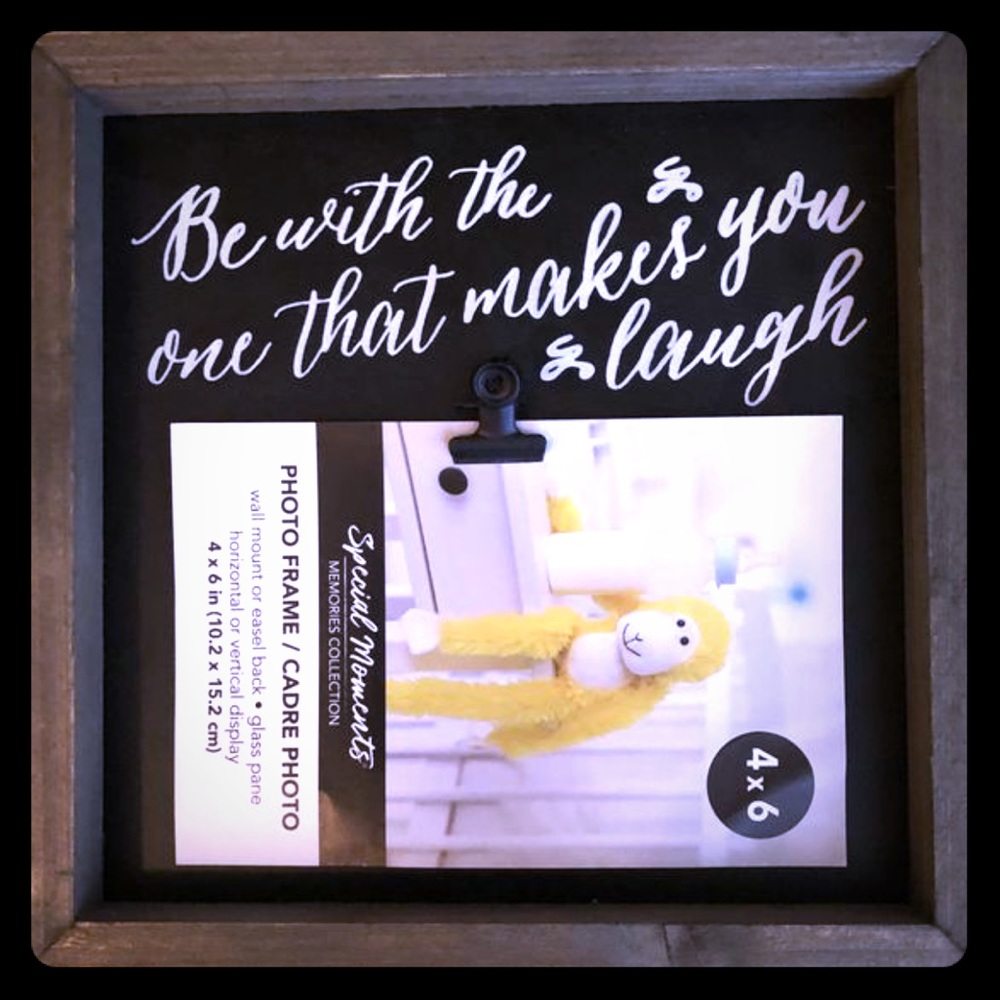 Shadow Box Hanging Frame with Photo Clip